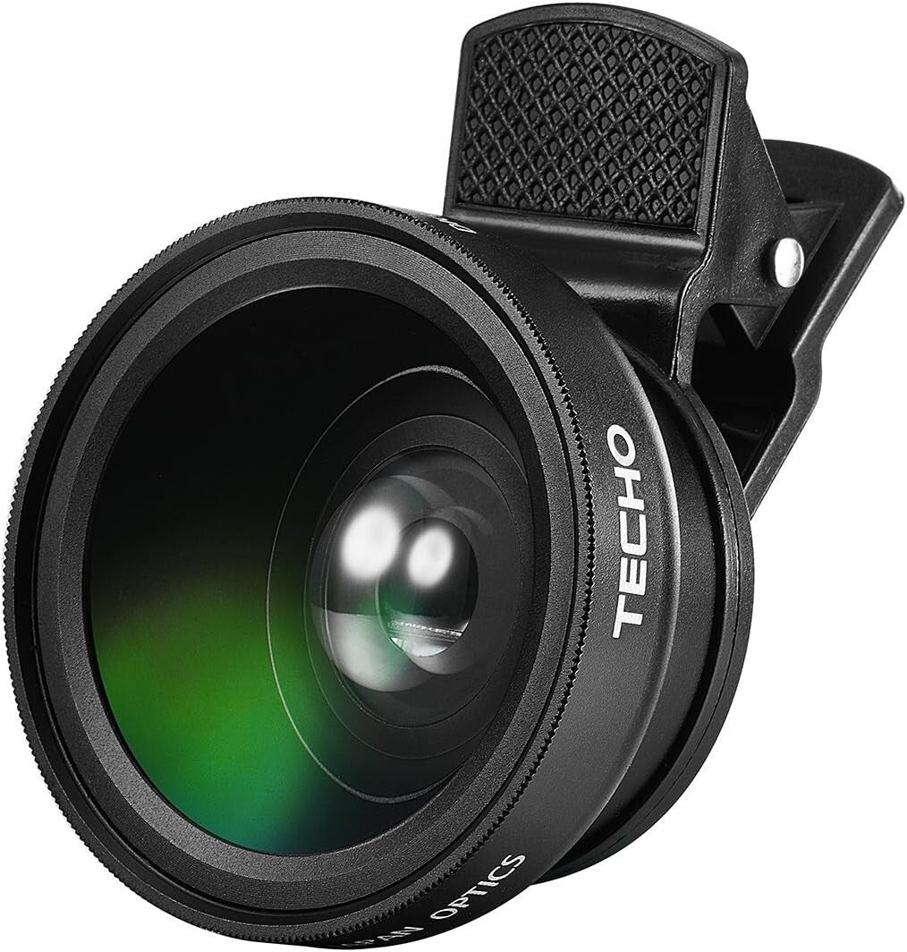 TECHO Universal Professional HD Camera Lens Kit for iPhone X / 8/8 Plus / 7 / 6s