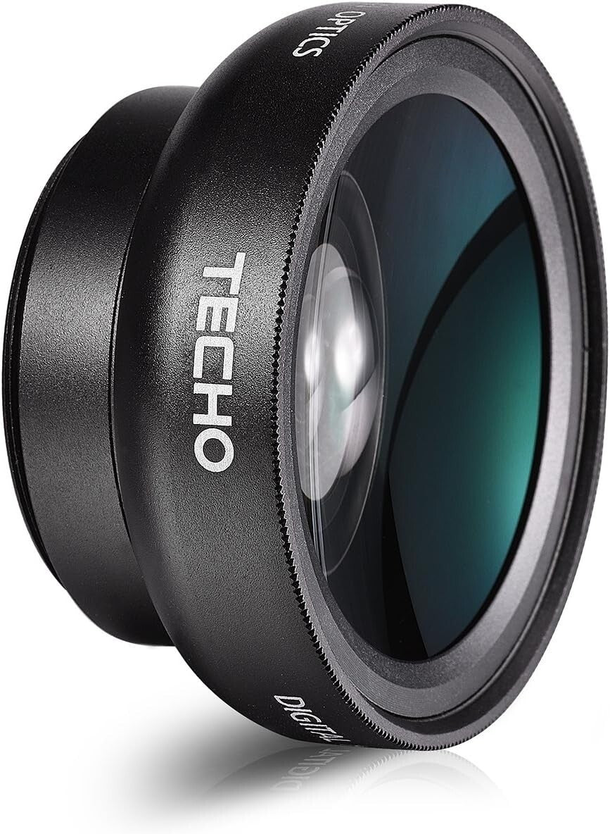 TECHO Universal Professional HD Camera Lens Kit for iPhone X / 8/8 Plus / 7 / 6s
