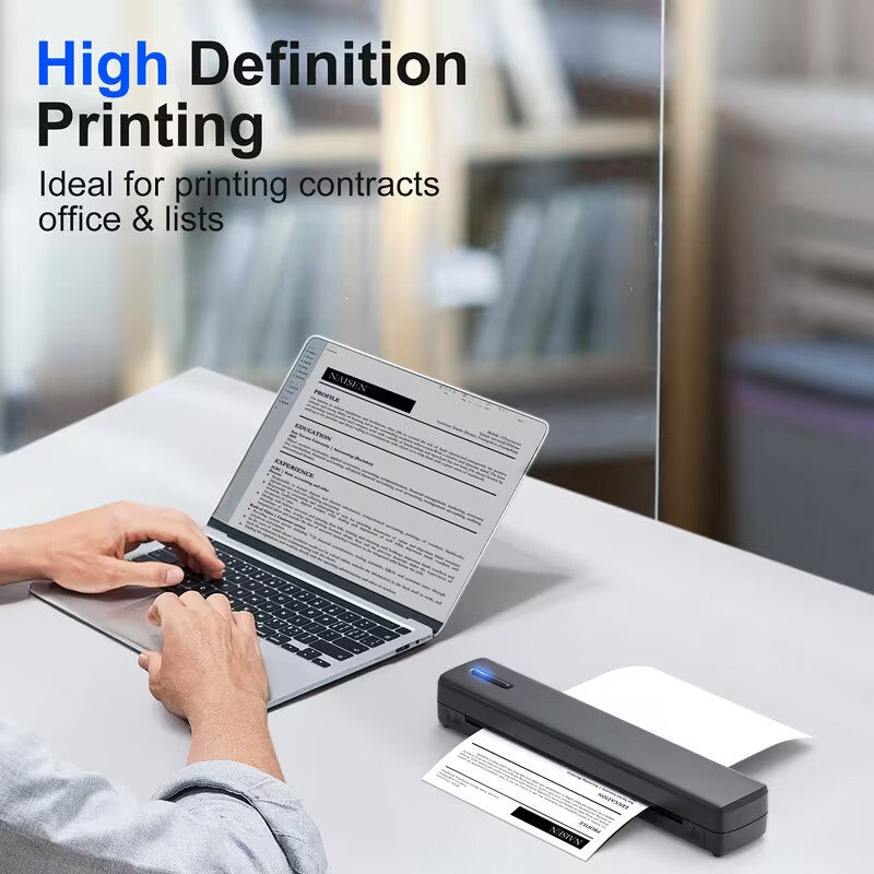 CHIVALZ inkless printer and US letter thermal printer 8.5 x 11 Inches