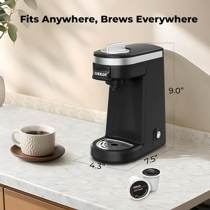 CHULUX QF-CM801 Single Serve K-Cup Coffee Maker - Blue