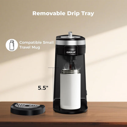 CHULUX QF-CM801 Single Serve K-Cup Coffee Maker - Blue
