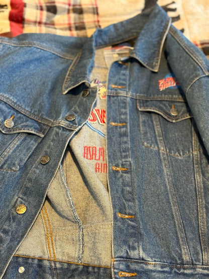 Vintage 90s Planet Hollywood Denim Jacket Womens M