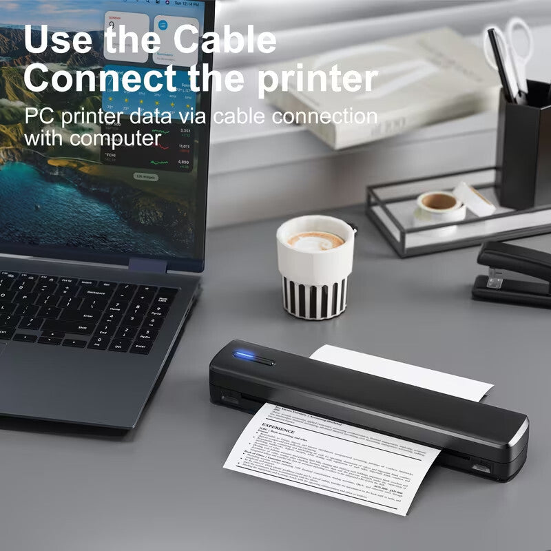 CHIVALZ inkless printer and US letter thermal printer 8.5 x 11 Inches