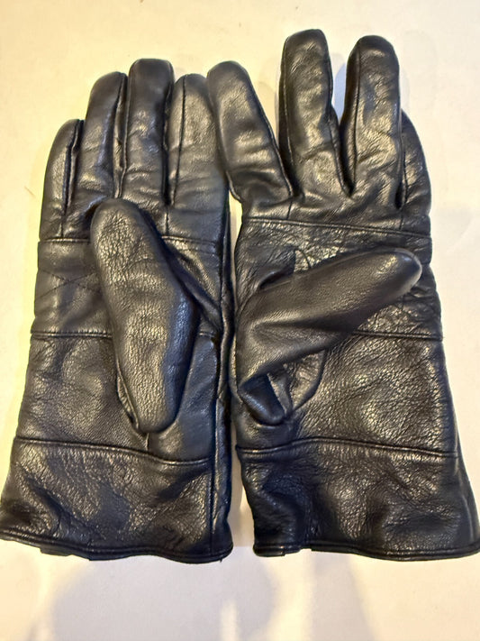 Vintage Smart Set Women's Black Sheepskin Leather Gloves