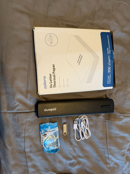 CHIVALZ inkless printer and US letter thermal printer 8.5 x 11 Inches