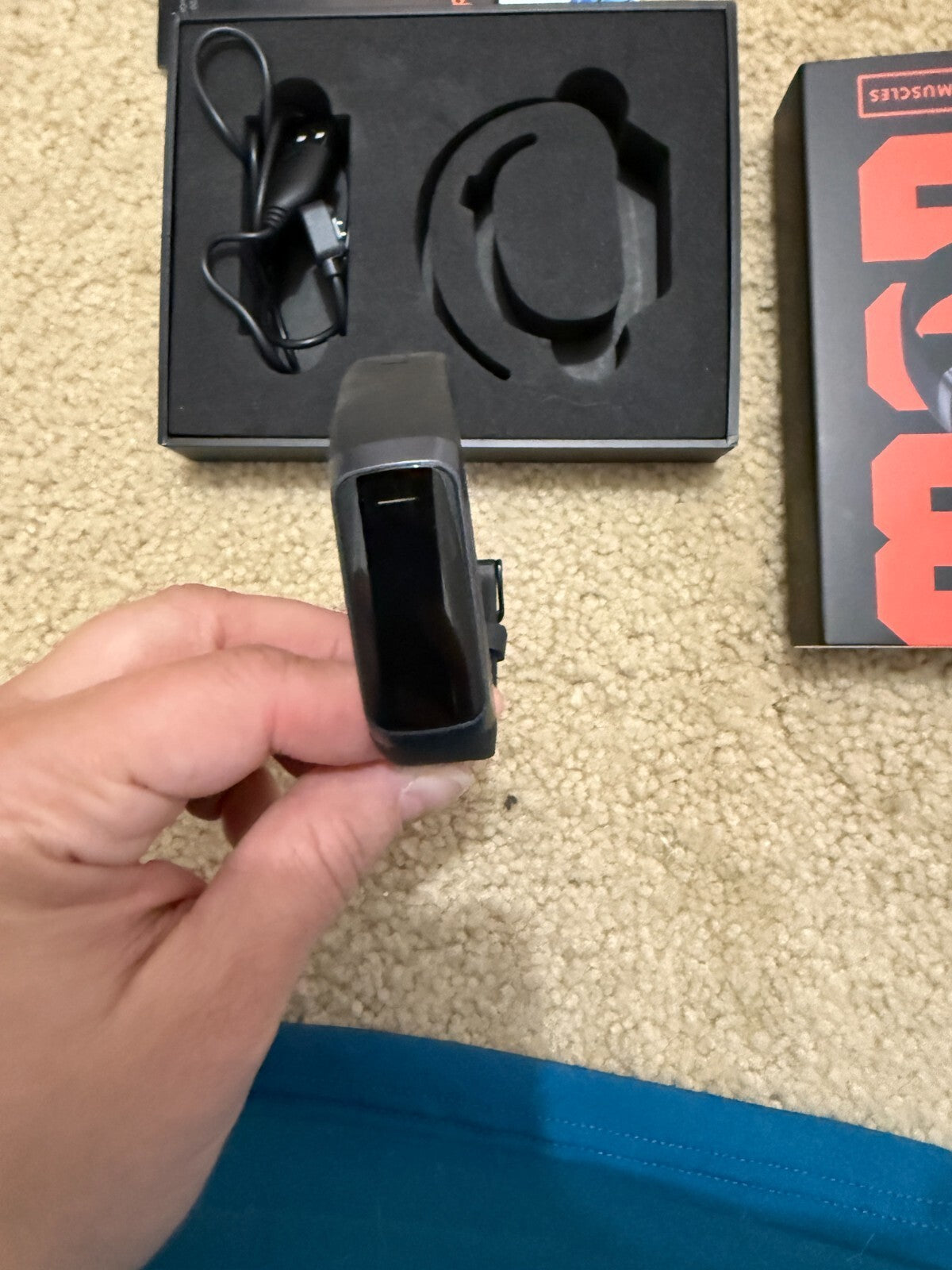 Lumen Metabolism Tracker and Mad Muscle Google Fit band