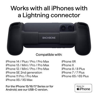 Backbone One Mobile Gaming Controller for iPhone (Lightning) BB-01
