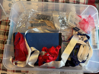 Sewing Kit Lot Smartek Handheld Sewing Machine Singer Beginner Kit Ribbon Notion