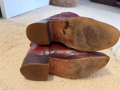 Vintage Frye Men's Campus Boots Size 10D Redwood Leather