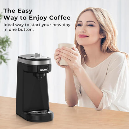 CHULUX QF-CM801 Single Serve K-Cup Coffee Maker - Blue