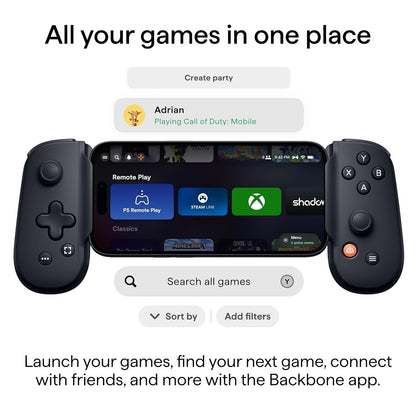 Backbone One Mobile Gaming Controller for iPhone (Lightning) BB-01