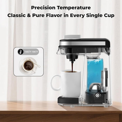 CHULUX QF-CM801 Single Serve K-Cup Coffee Maker - Blue