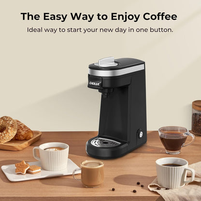 CHULUX QF-CM801 Single Serve K-Cup Coffee Maker - Blue